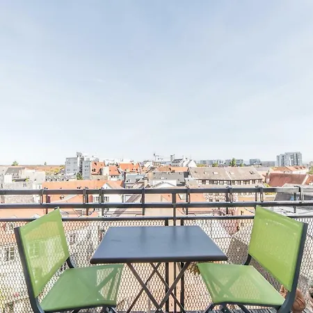 Magnifique 2p Avec Balcon Et Ascenseur 公寓 斯特拉斯堡